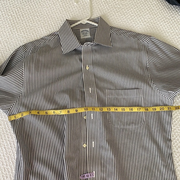 Brooks brothers classic striped button down. - Picture 8 of 10